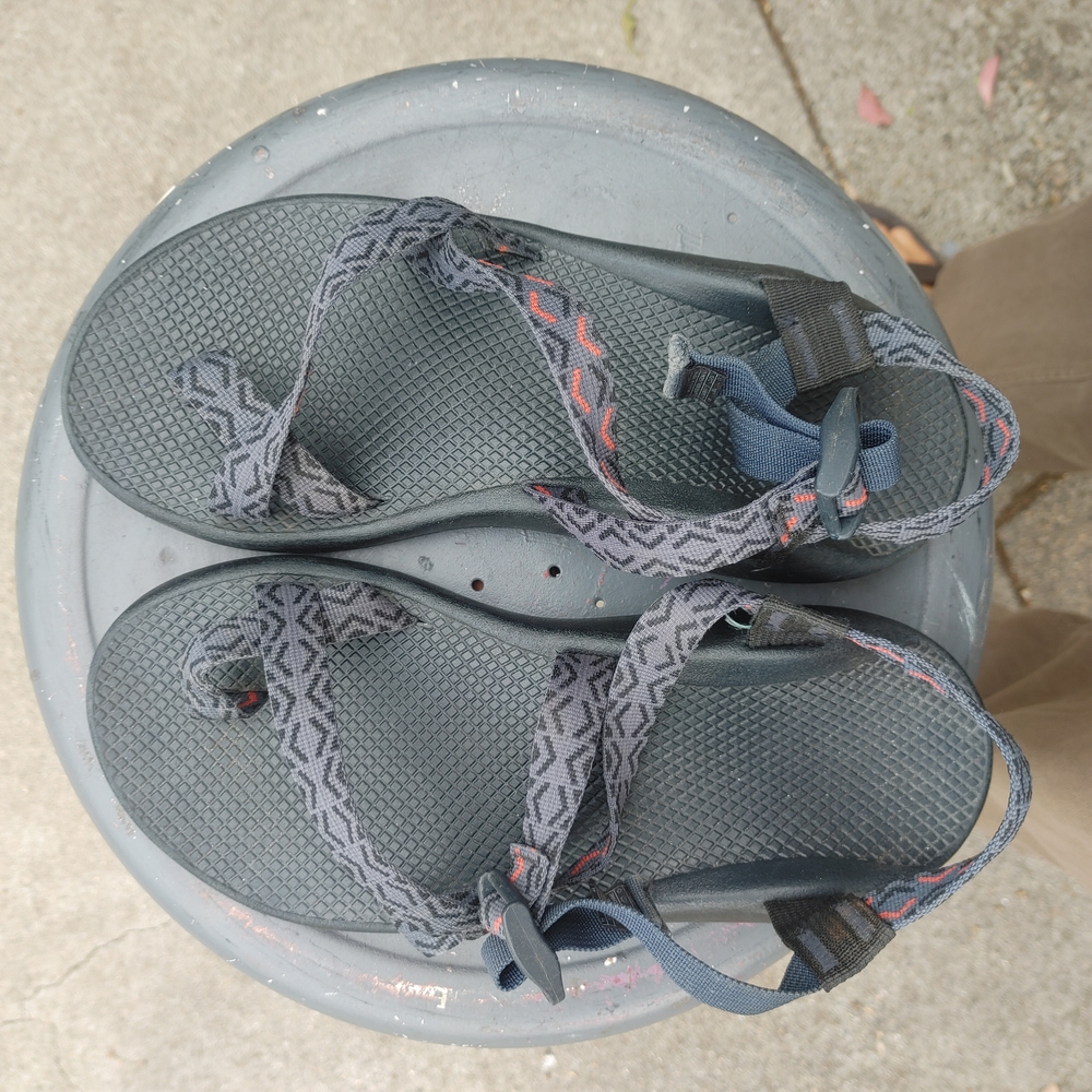 Kids Gray Outdoor Strap Sandals - Unbranded